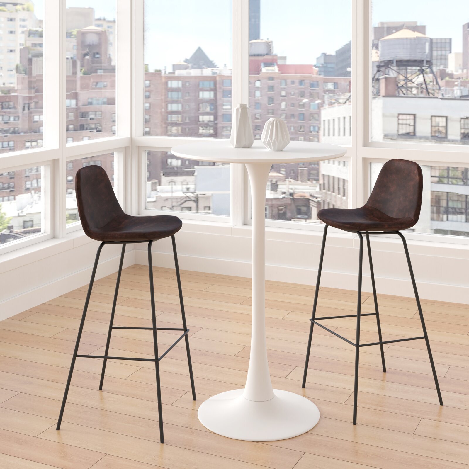 High end Bar Stools With Lower Back Support