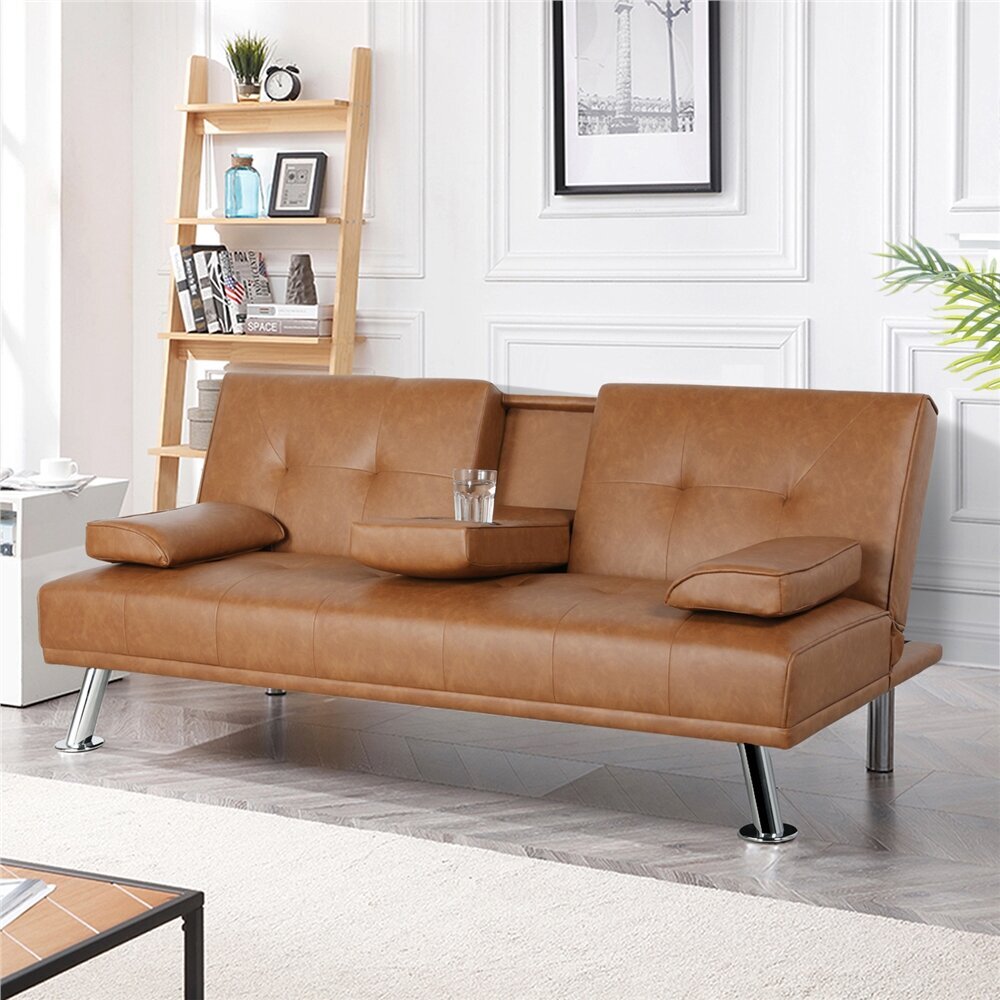 How about a queen convertible sofa that makes your movie night comfier?