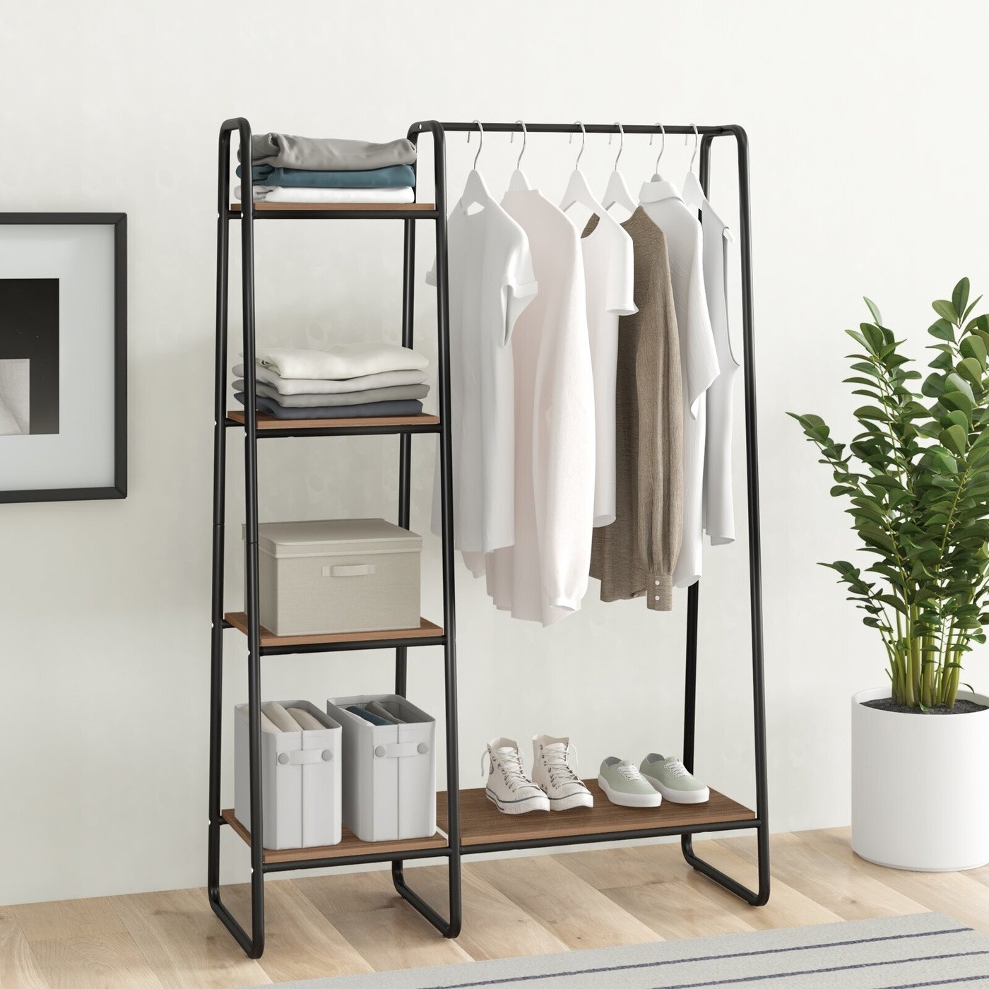 Clothes rack discount ideas for bedroom