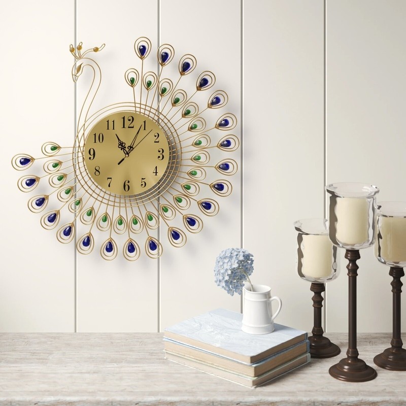 Interesting wall clocks with an art deco feel