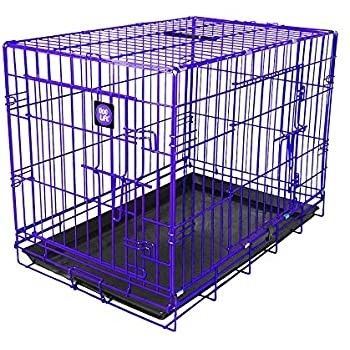 James steel my pet dog crate purple 30 1