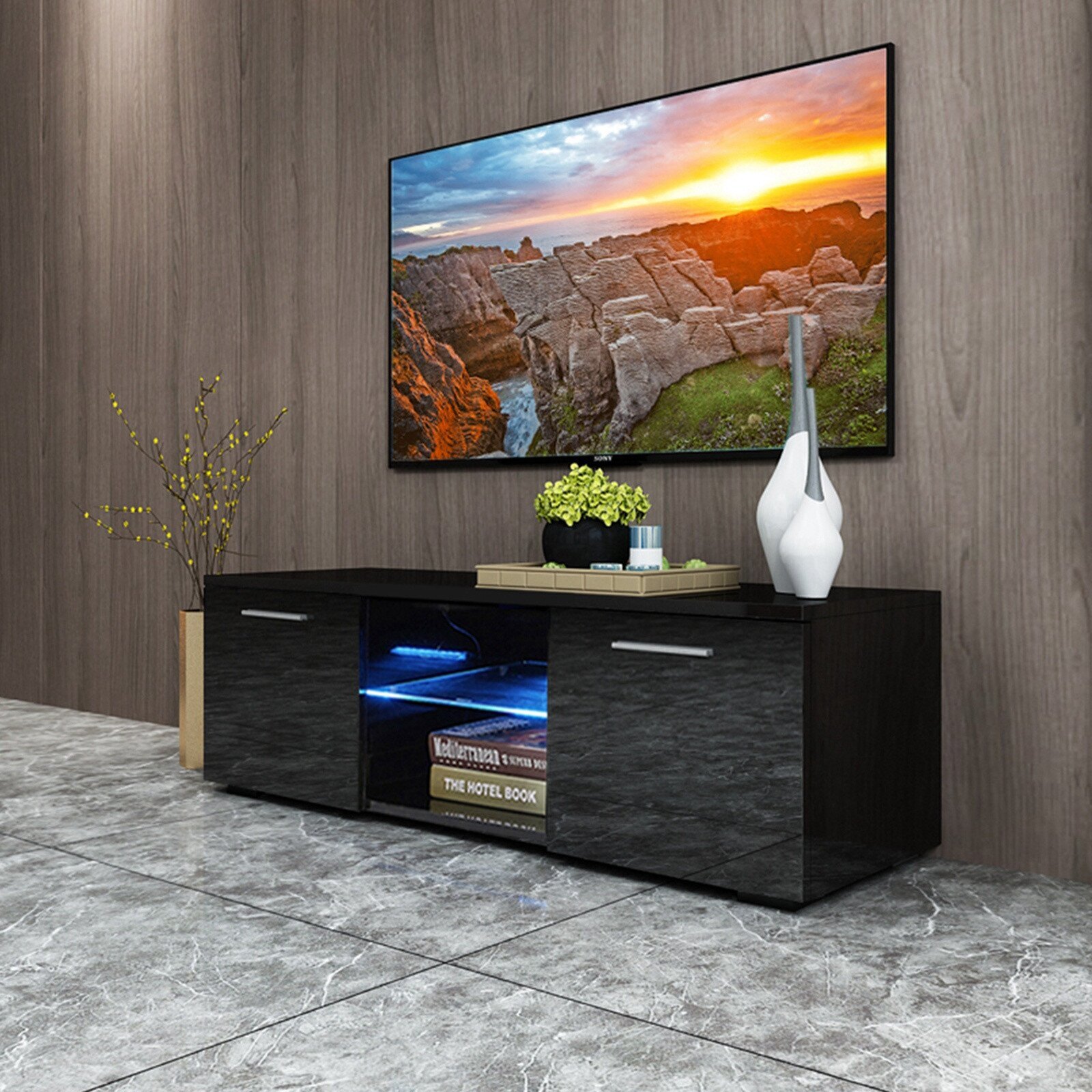 Katerra Solid Wood TV Stand for TVs up to 91”