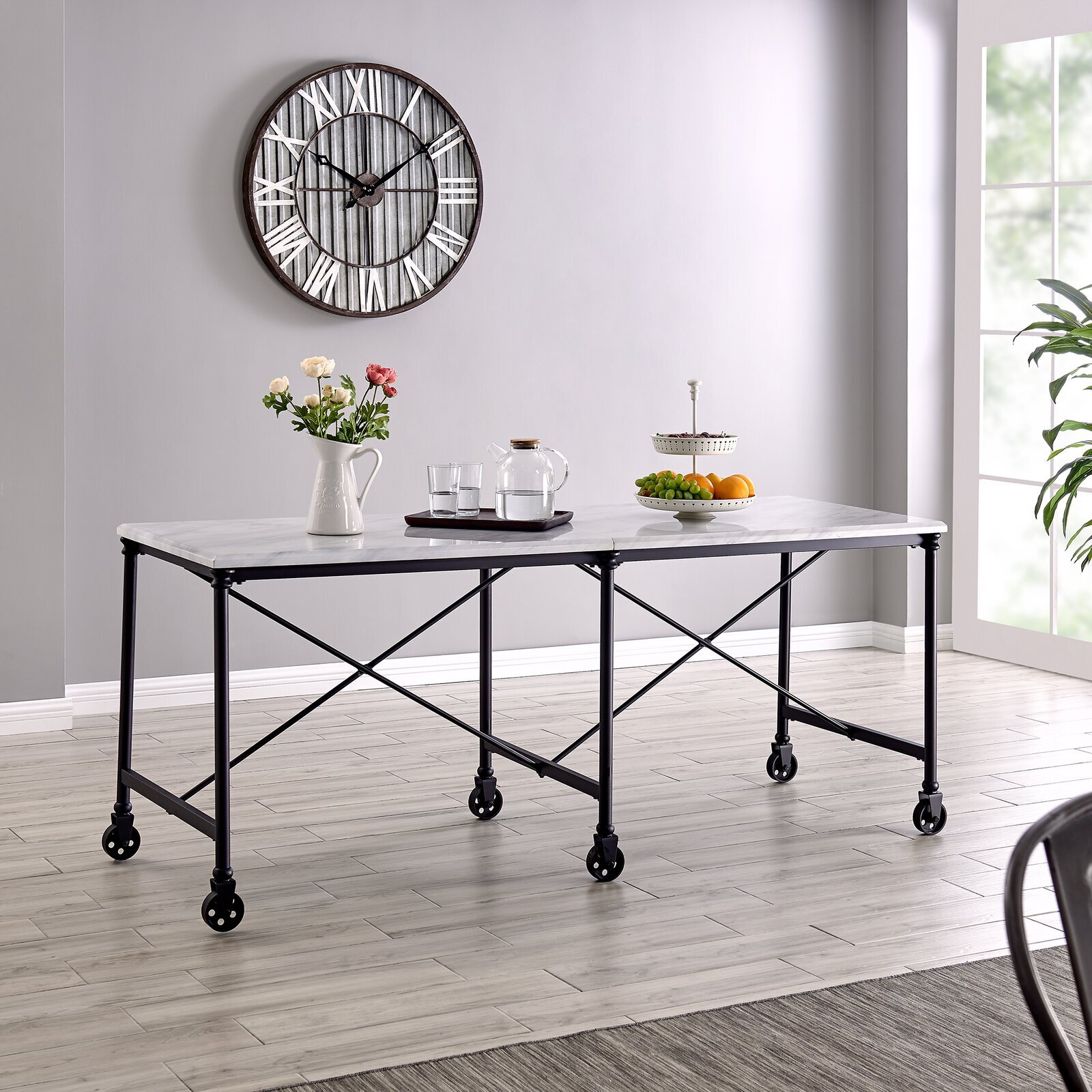 Prep table with seating hot sale