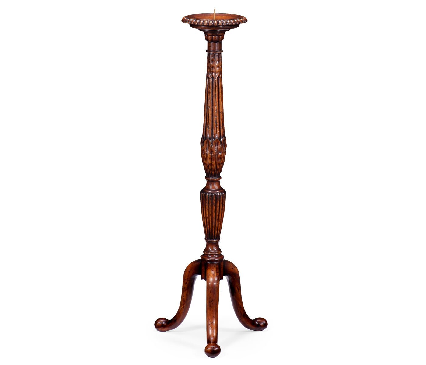 Large Floor Standing Wooden Candle Holder