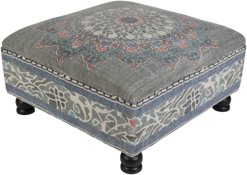 Large ottomans in ornate designs