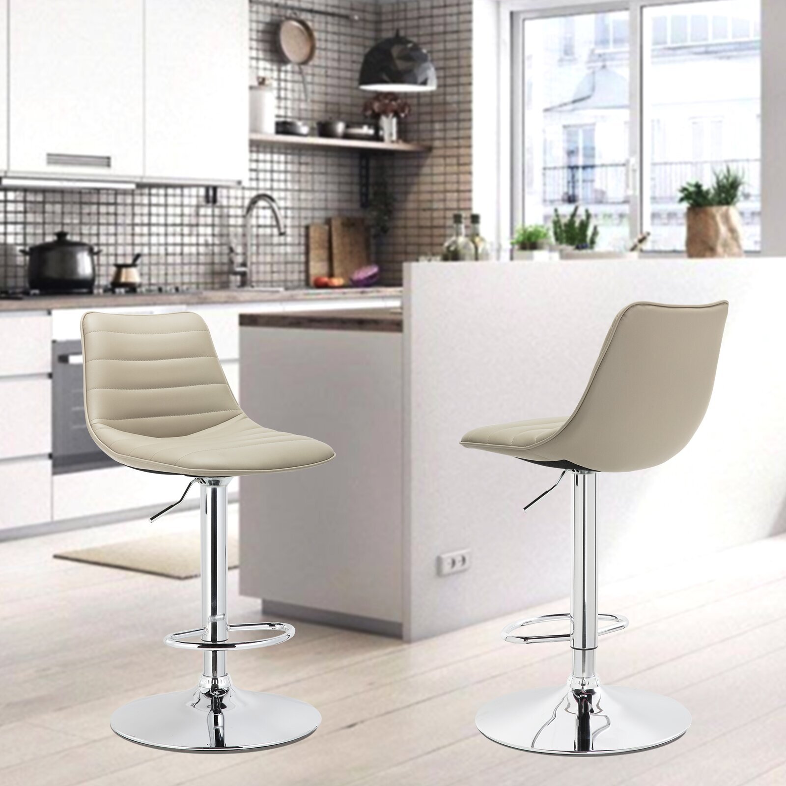 Leather High end Commercial Bar Stools
