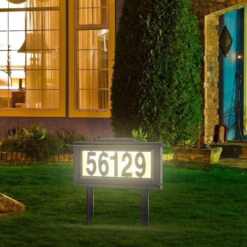 LED Lighted House Number Sign