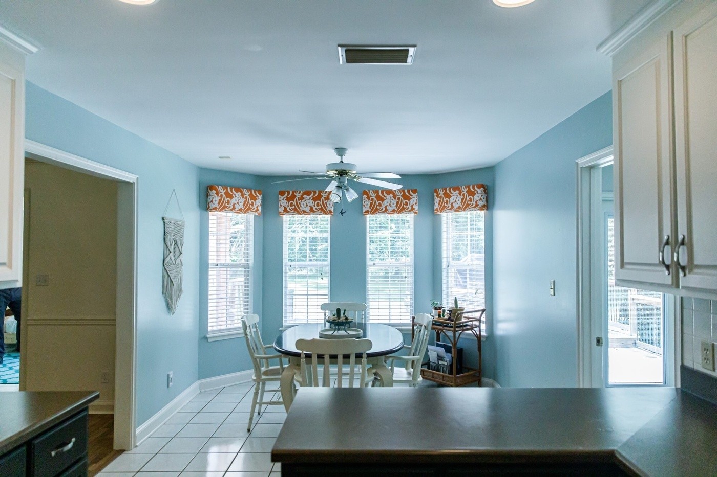 Light Blue Dining Room