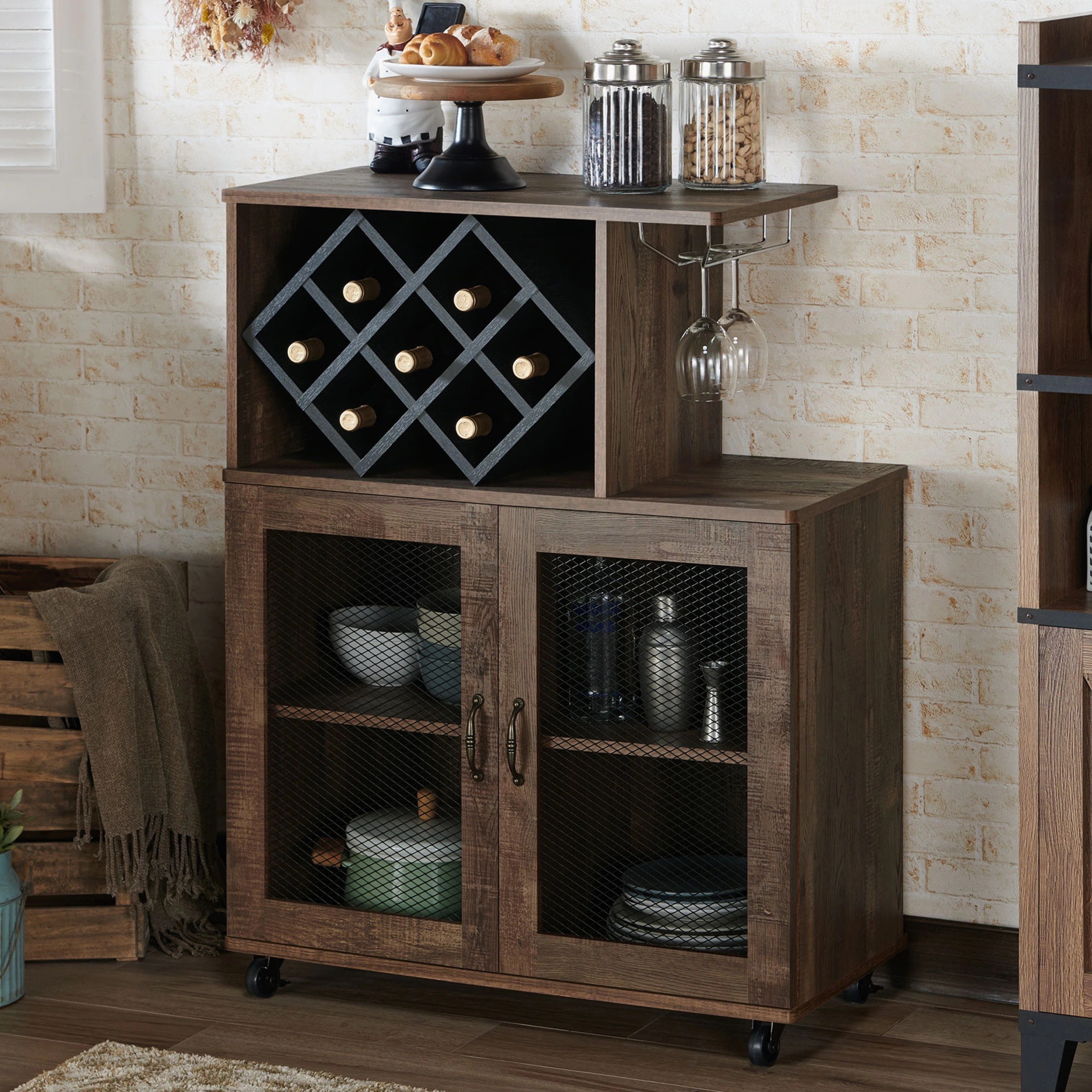Liquor cabinet ideas for a rustic style