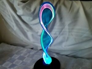 Lumisource sculptured electra helix plasma glass sensory