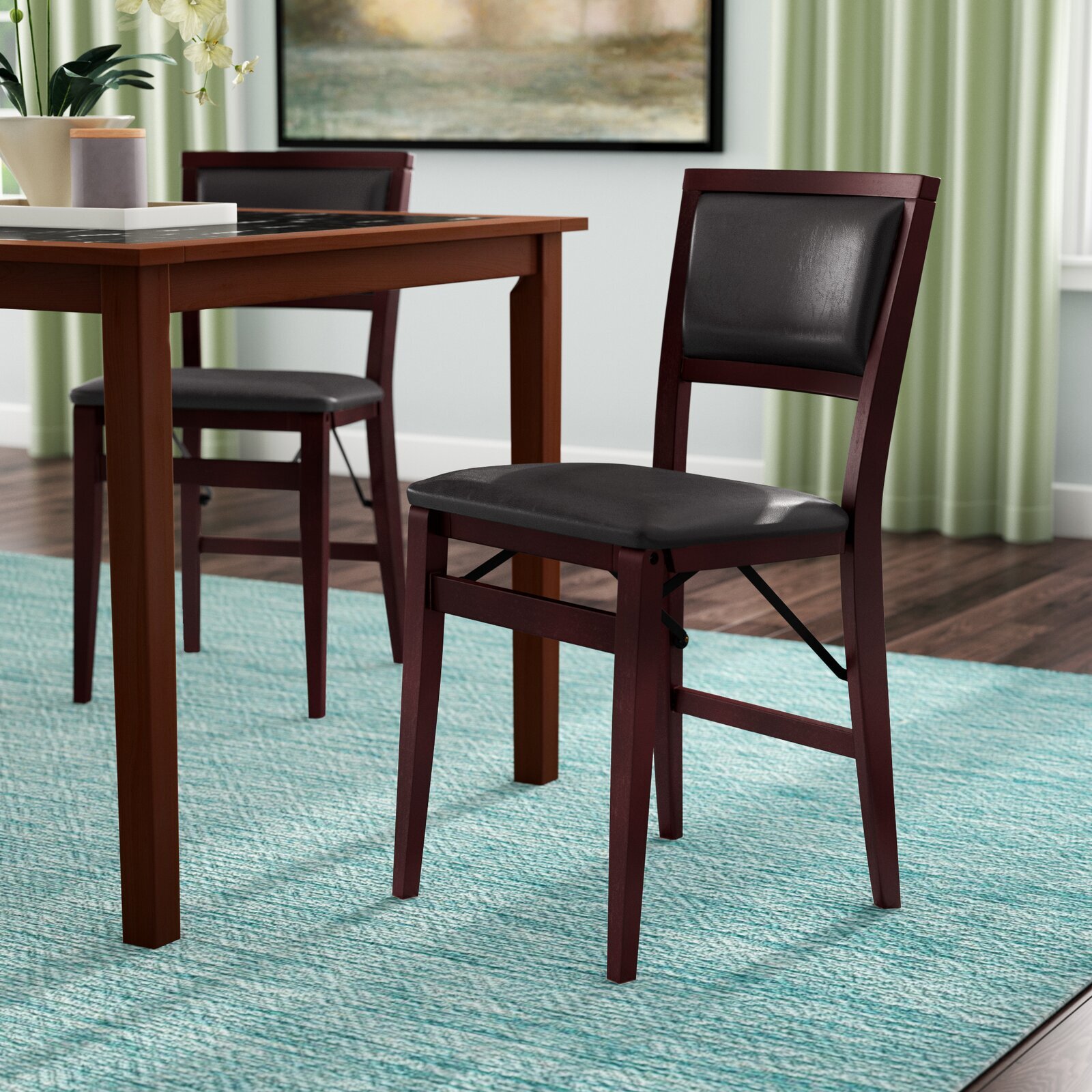 Luxury folding dining chairs