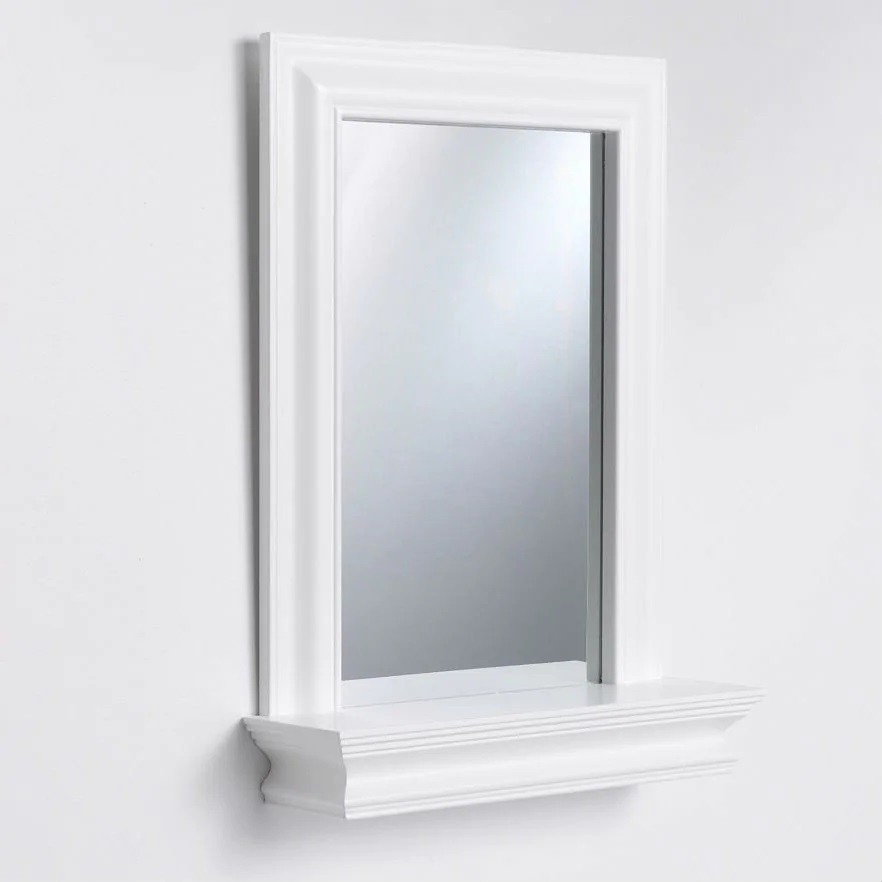 Mirror and Shelf Molding With Concave Scotia Shaping