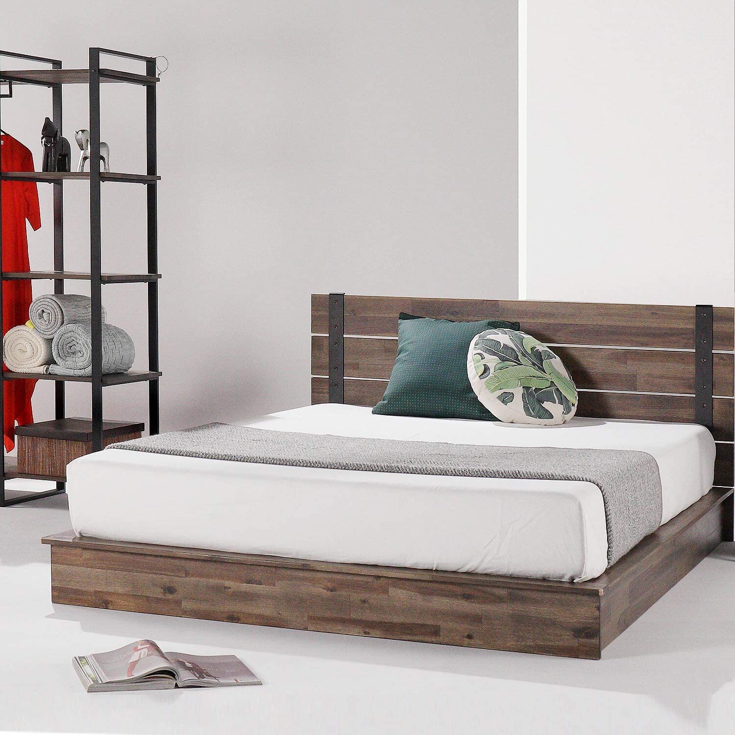 Modern Industrial Japanese Style Bed Frame