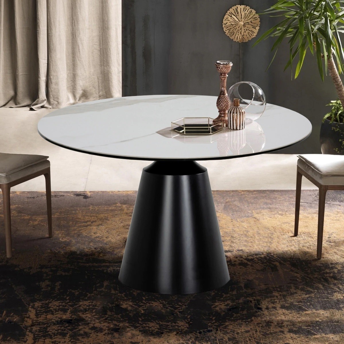 Modern Look Round Dining Table