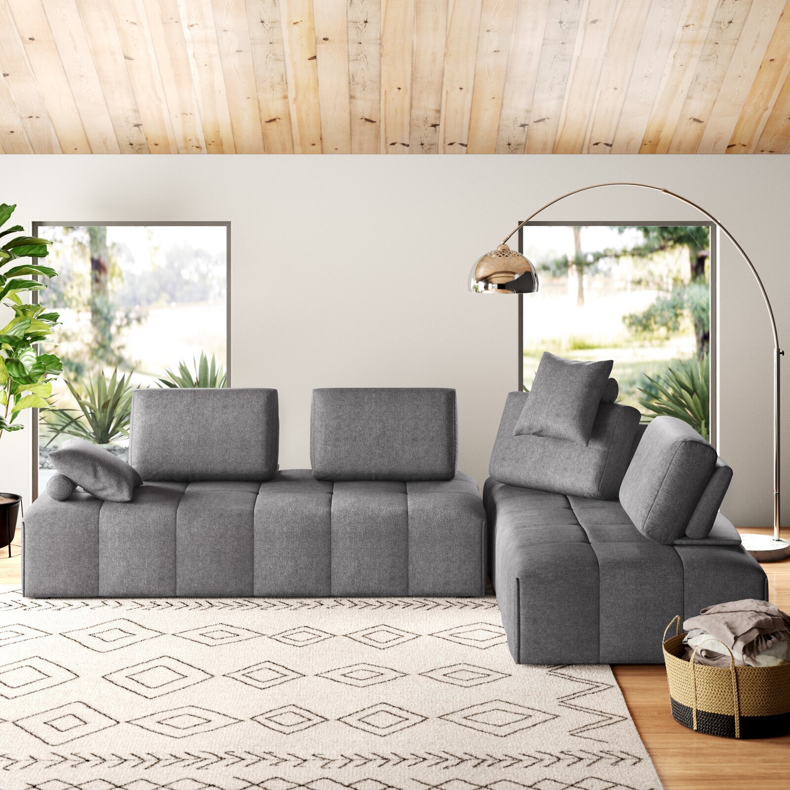Modular Home Theater Sectional Sofa