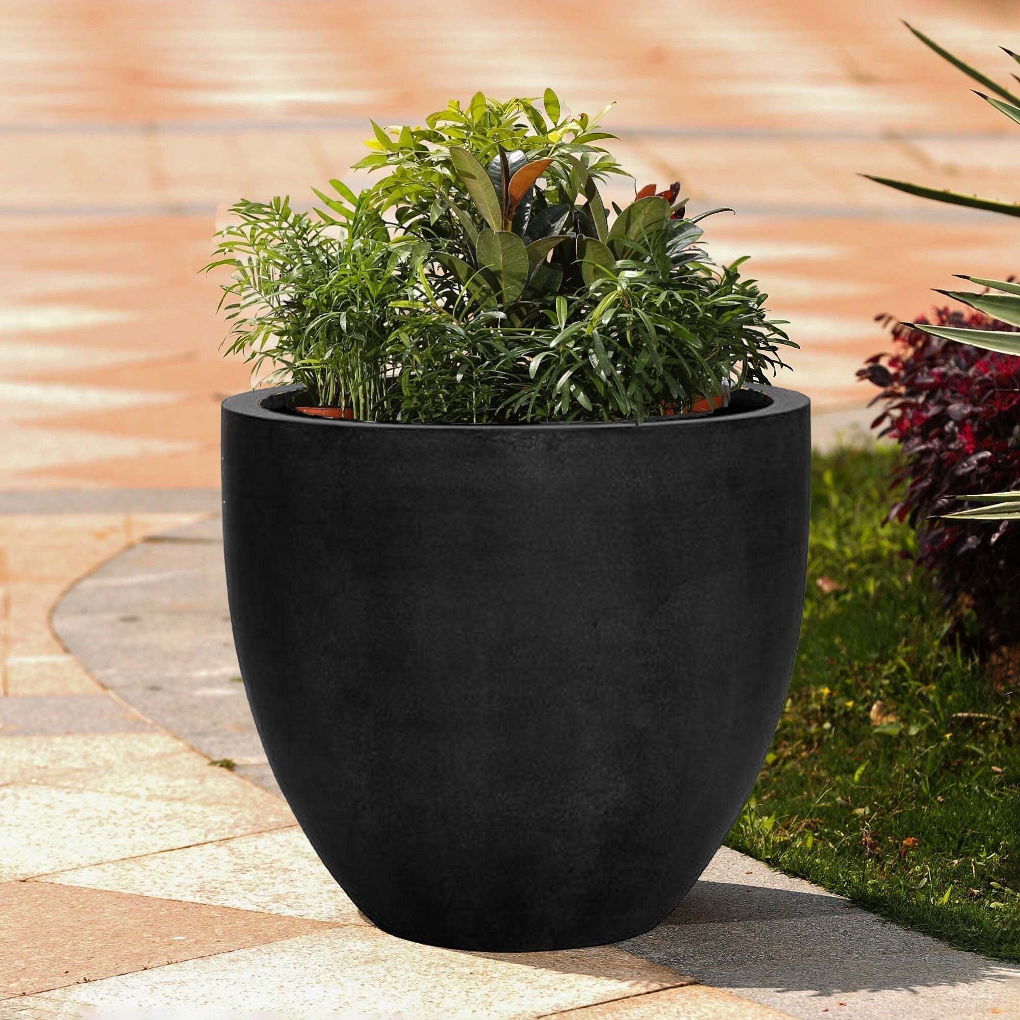 Monochrome Extra Large Indoor Planter for Trees