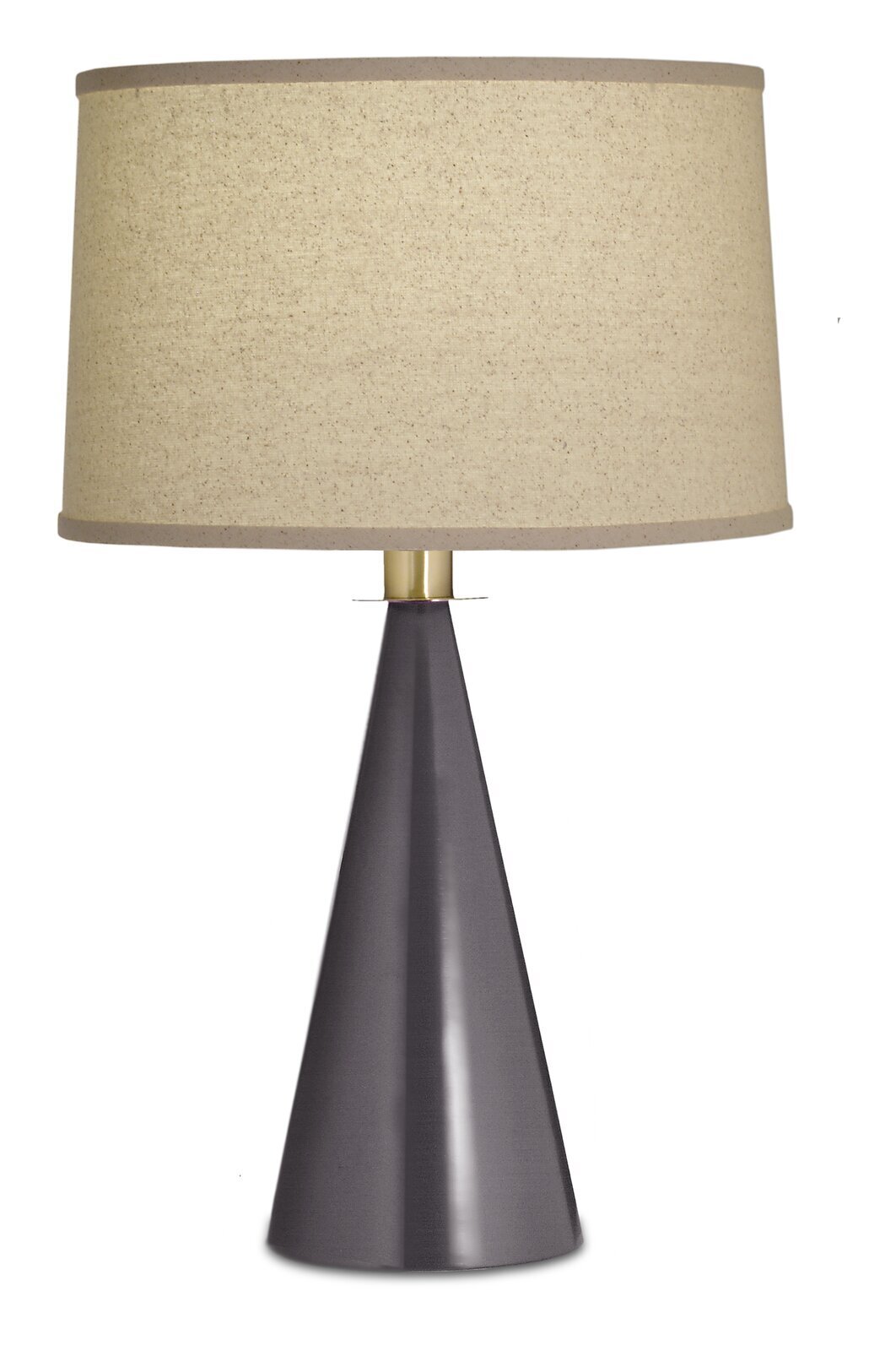 More contemporary Stiffel lamp with a drum shade