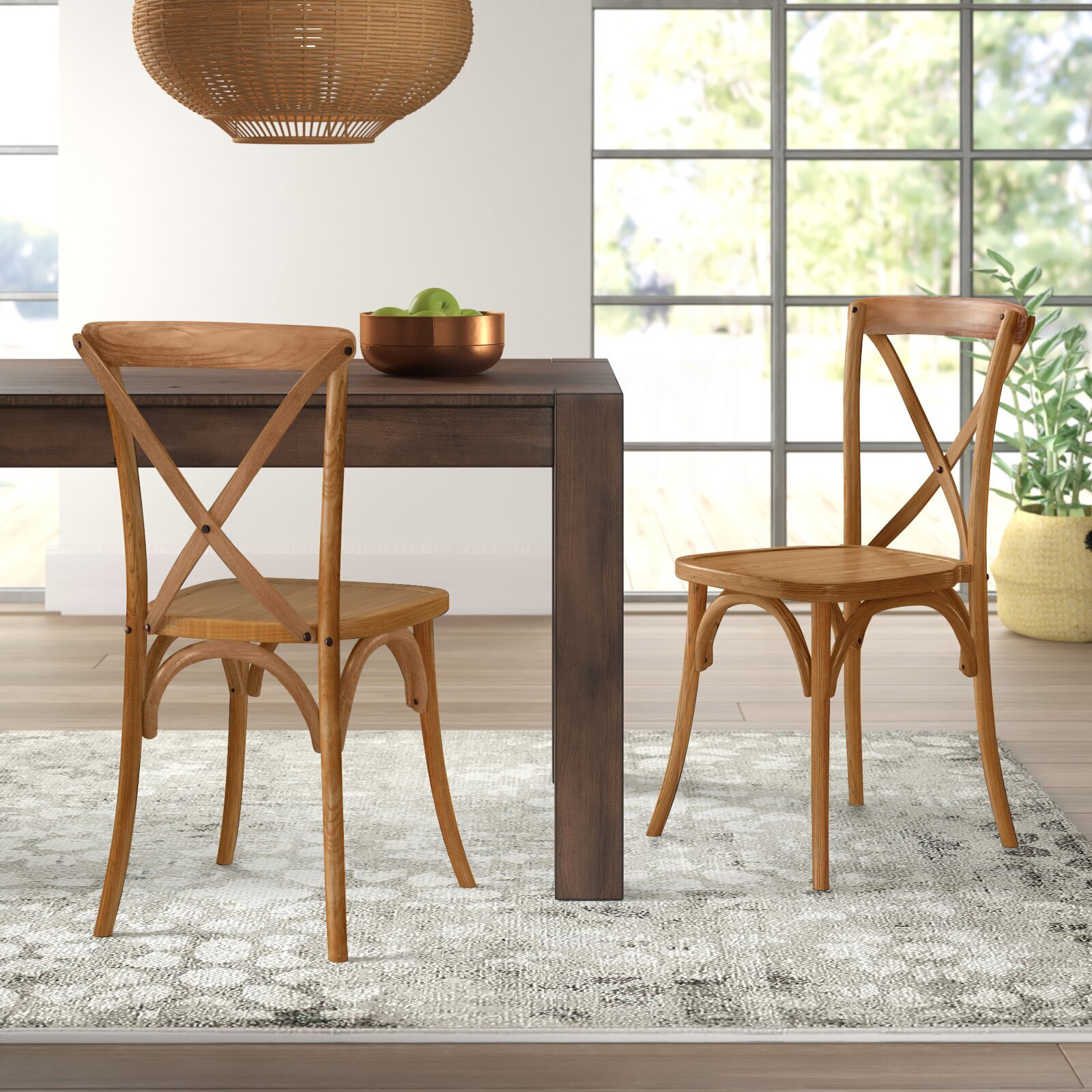 Norma Cross Stacking Dining Chair