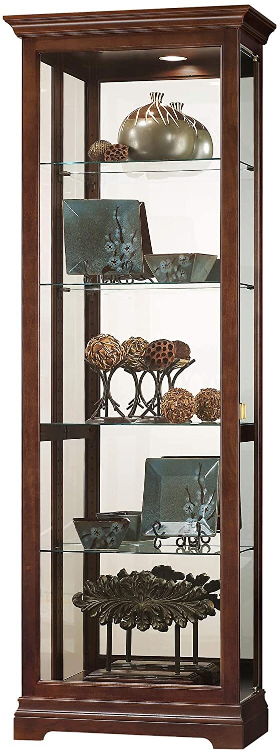 Old curio cabinet with a retro or mid century modern feel