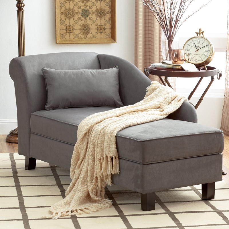 One Left Arm Chaise Lounge with Storage