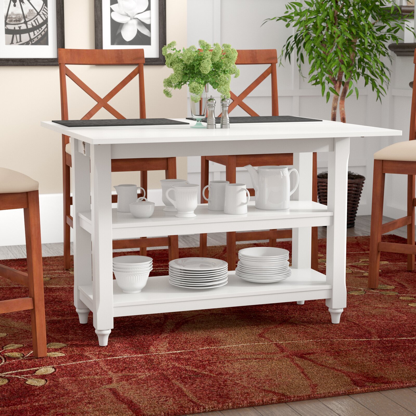 Kitchen Dining Tables With Storage Underneath - Foter