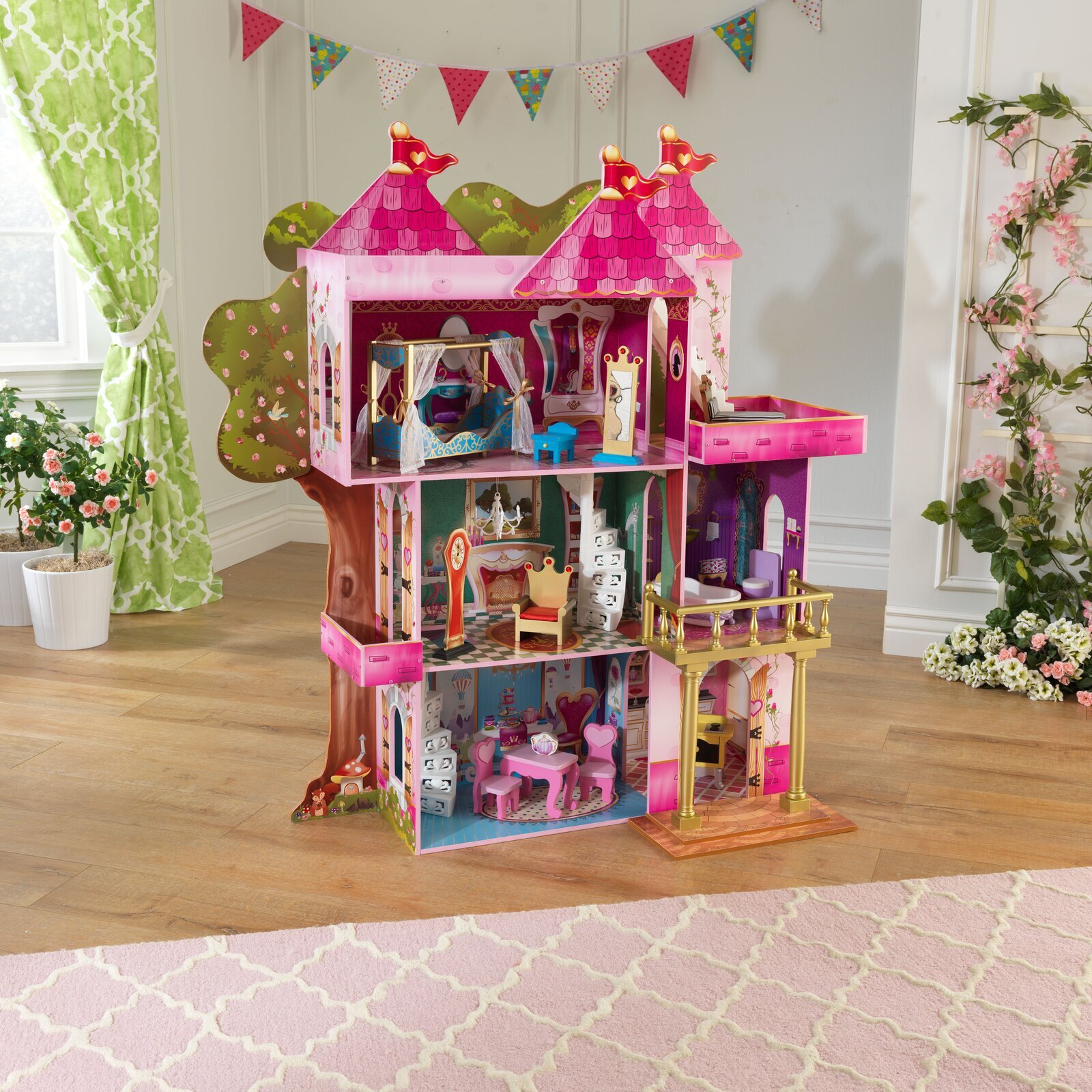 Open Storybook themed Mansion Large Doll House
