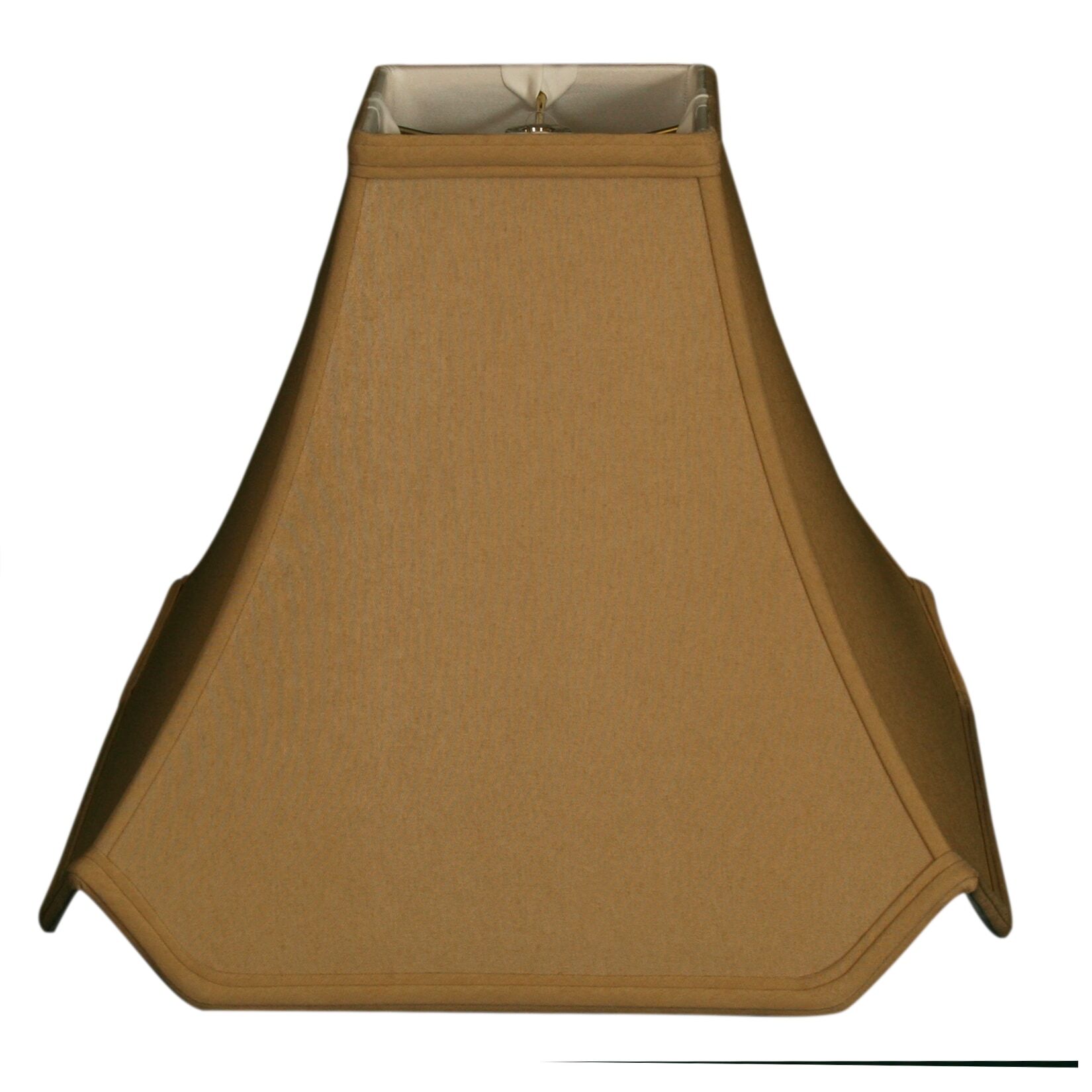 Oriental Pagoda Lampshades with Pinched Corners