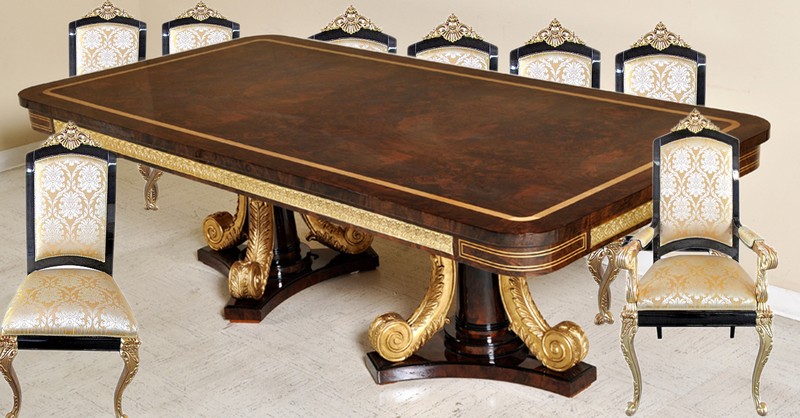 Ornate Large Dining Table