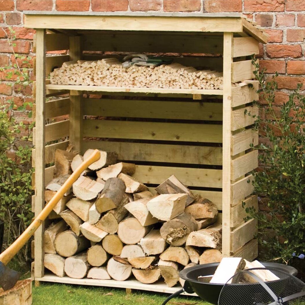 Outdoor Firewood Storage Container