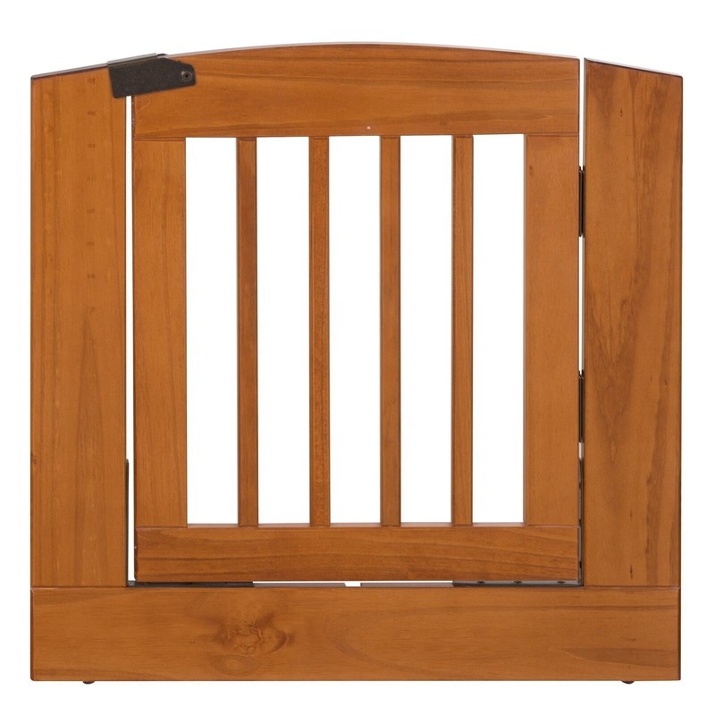 Panel free Wooden Pet Gate for Stairs