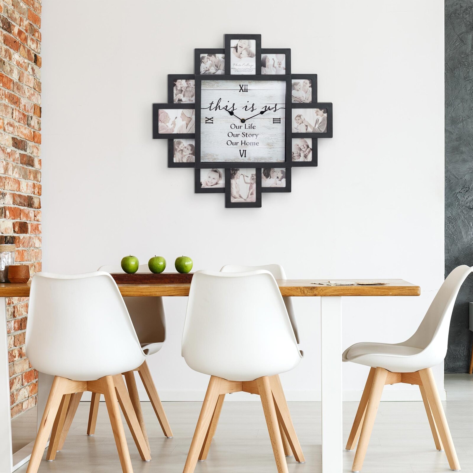 Picture Frame Kitchen Wall Clock