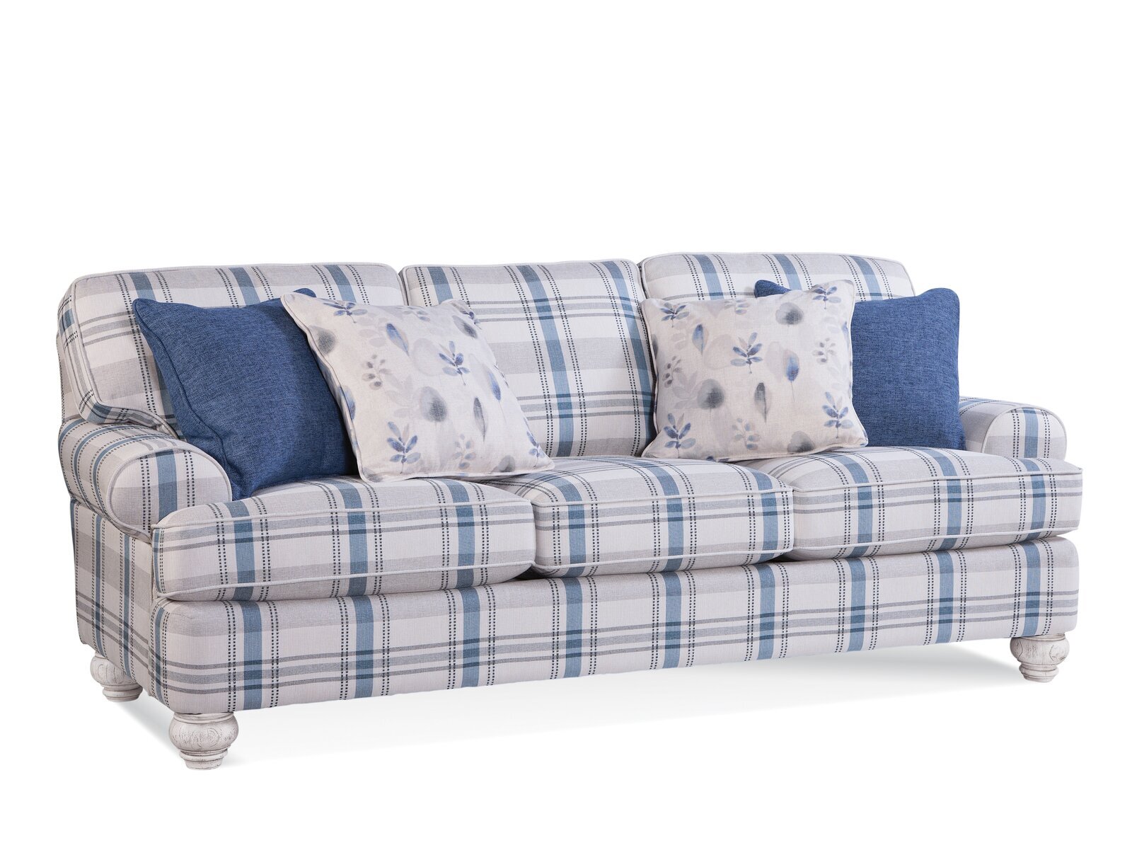 Plaid fabric sofas