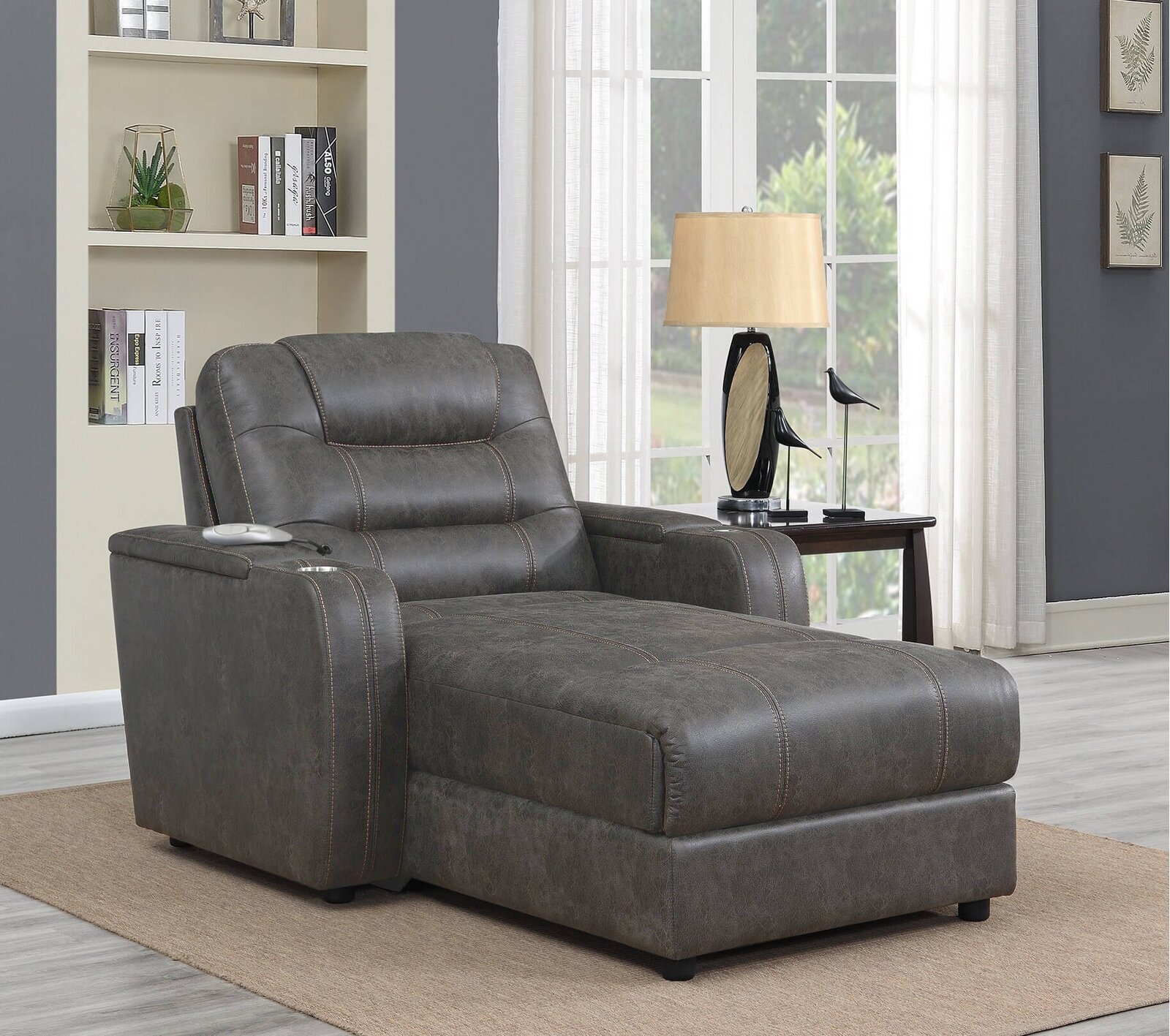 Power Reclining Chaise Lounge Chair