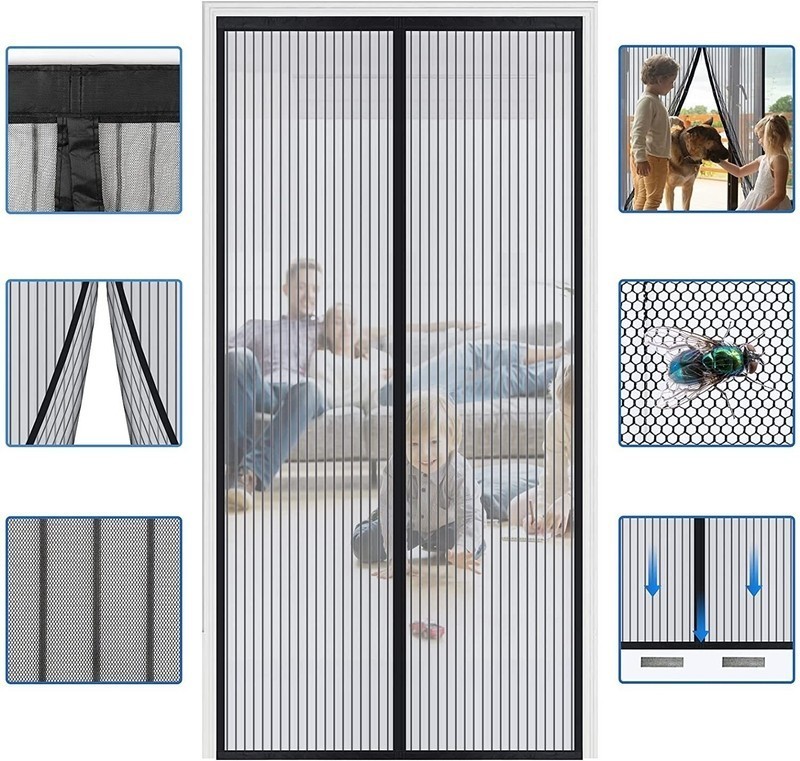 Reinforced Dog Friendly Magnetic Screen Door