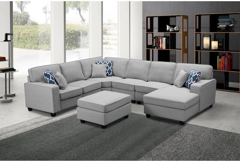 Right Facing Home Theater Sectional Sofa