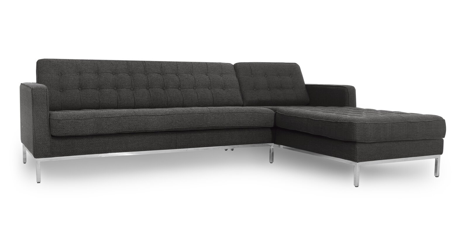Right Hand Facing Stationary Sofa and Chaise Sectional