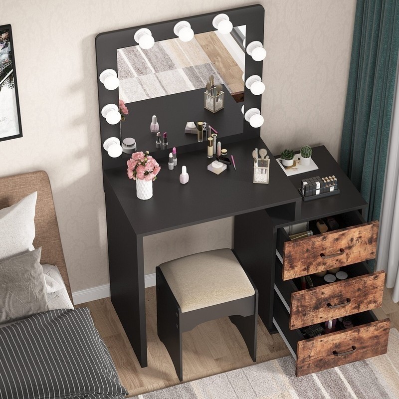 50+ Best Makeup Vanity Table With Lights - Ideas on Foter