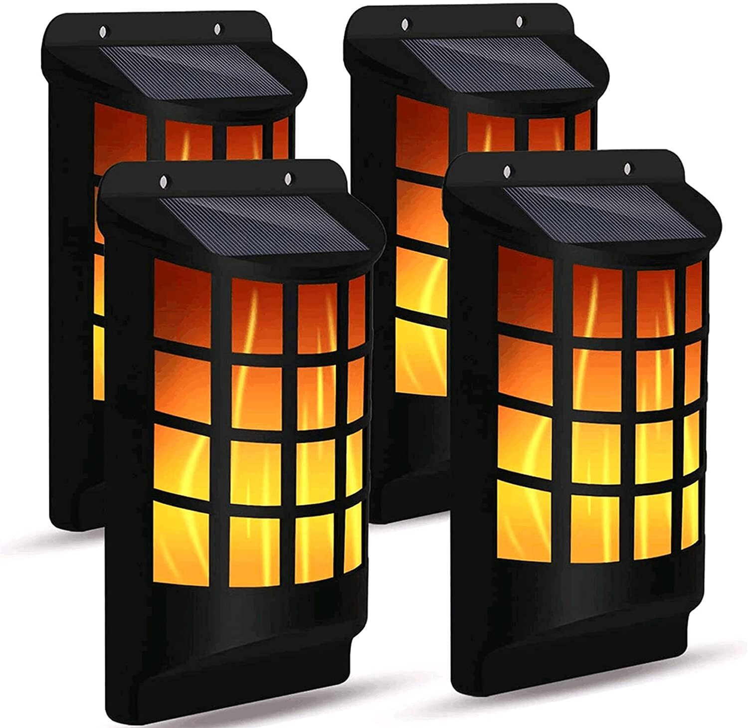 Sconce style outdoor fire lamp