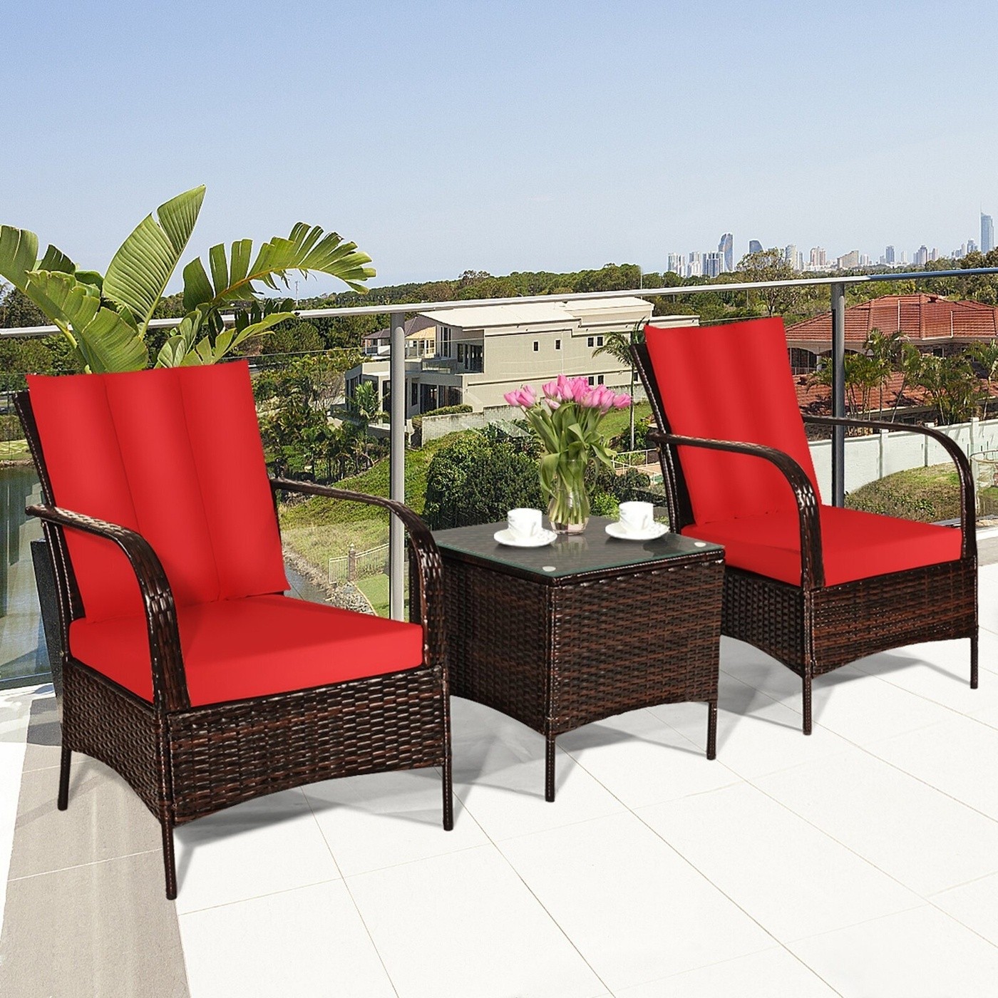 low balcony furniture