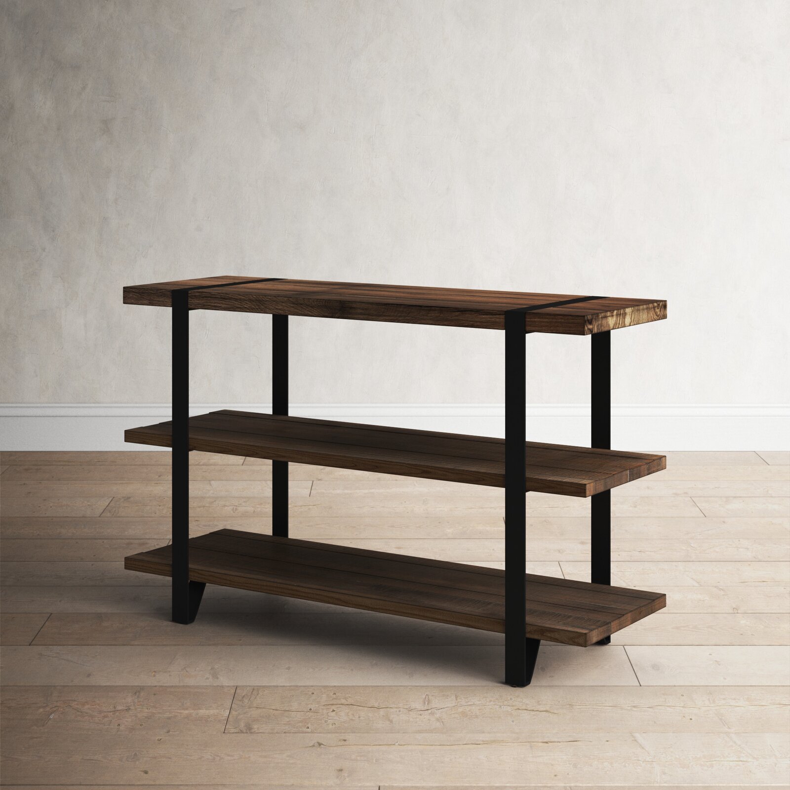 Simple Shelf Wrought Iron Tv Table