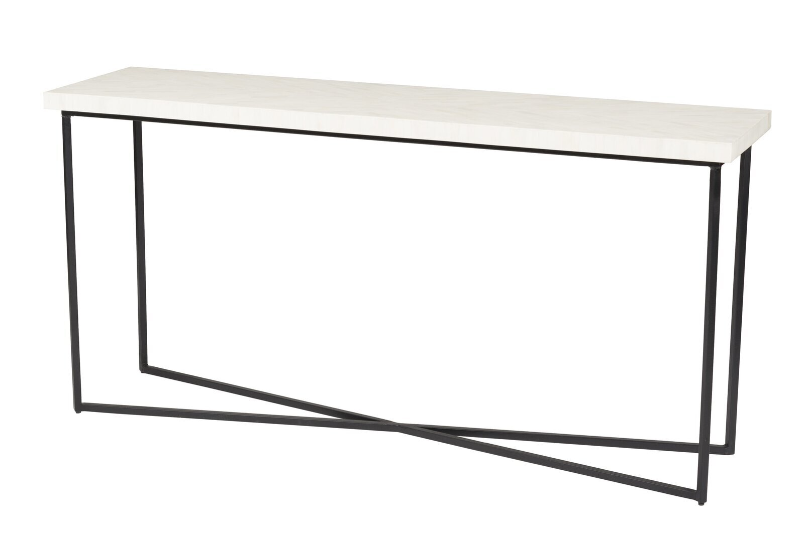 Skinny sofa table in a minimalist design