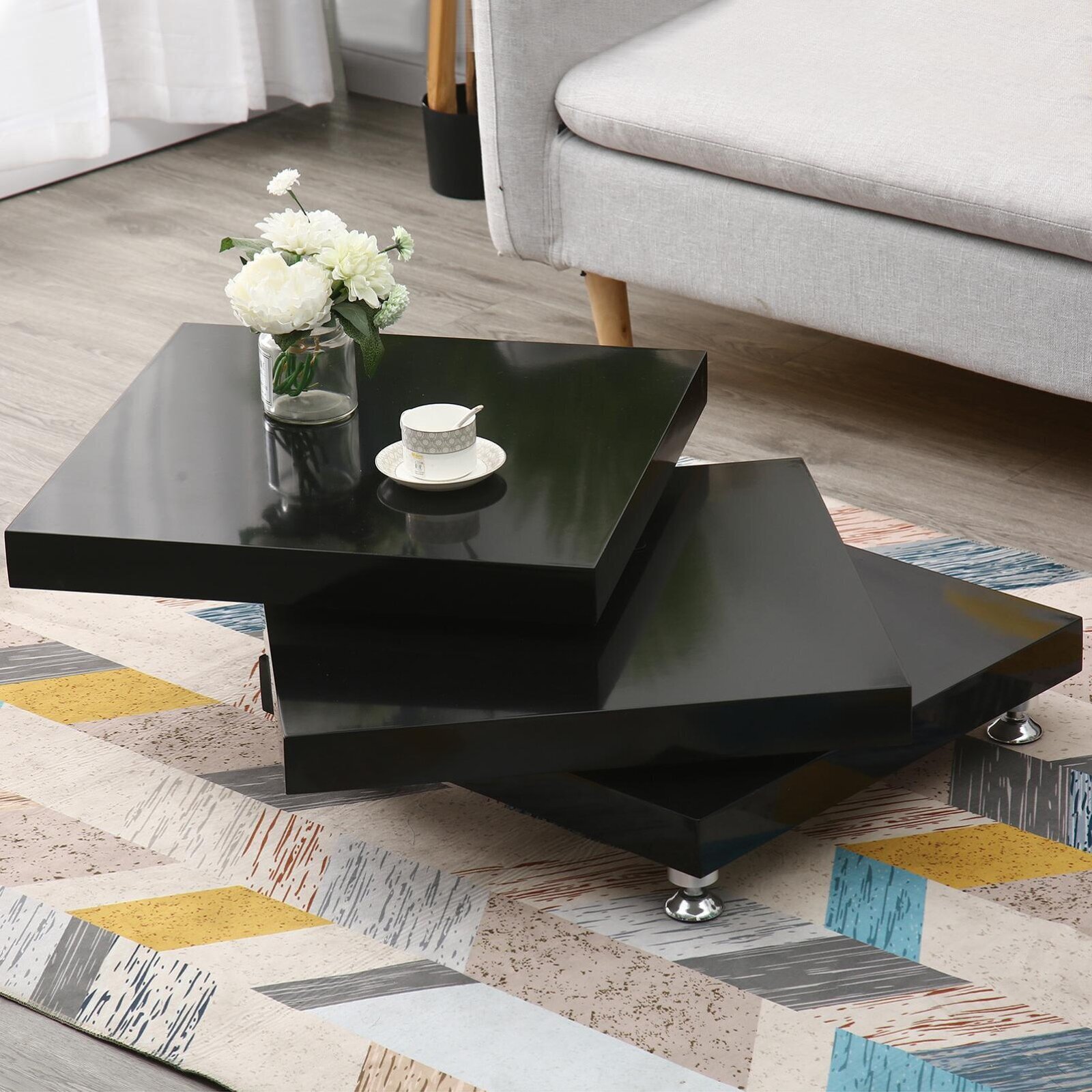enable mischief Empower Black Square Coffee Table - Ideas on Foter