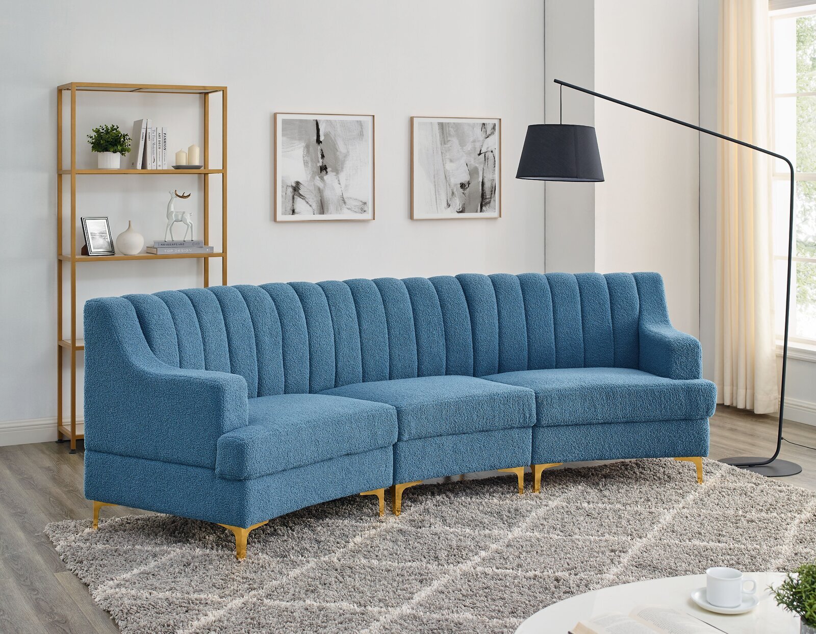 Small Curved Sectional Sofa