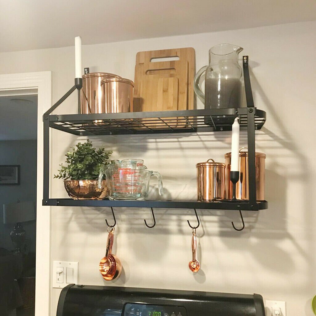 Wall Mounted Kitchen Utensils Rack Design Ideas