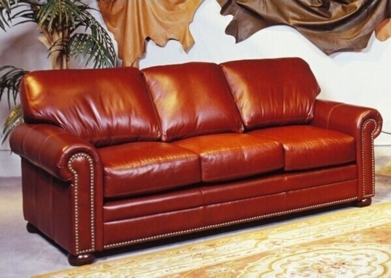 Start with a southwestern couch made of leather   