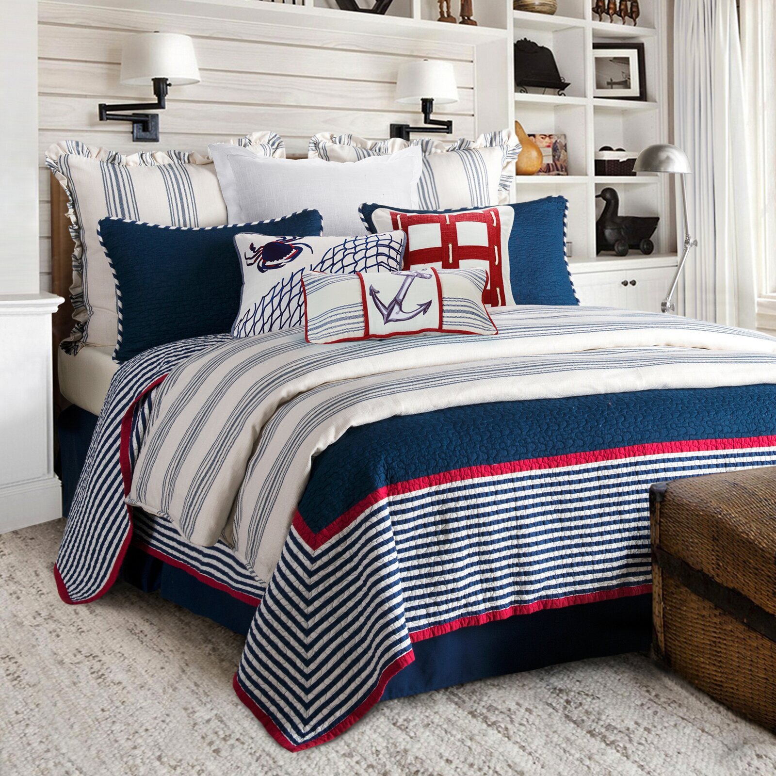 Striped Nautical Quilt Pattern