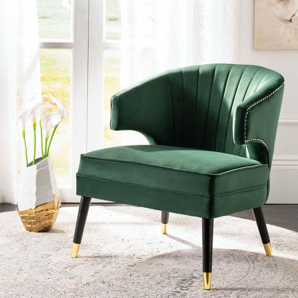 Studded Art Deco Arm Chair