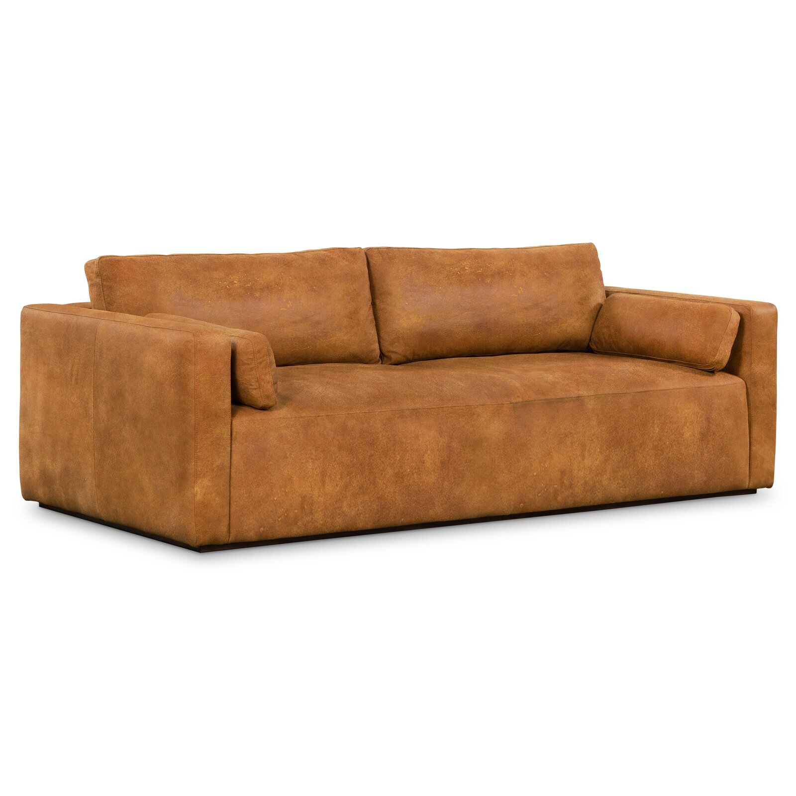 Stylish Brown Leather Couch