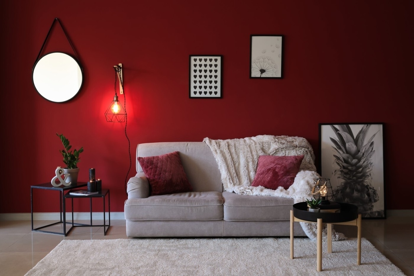Stylish interior of room