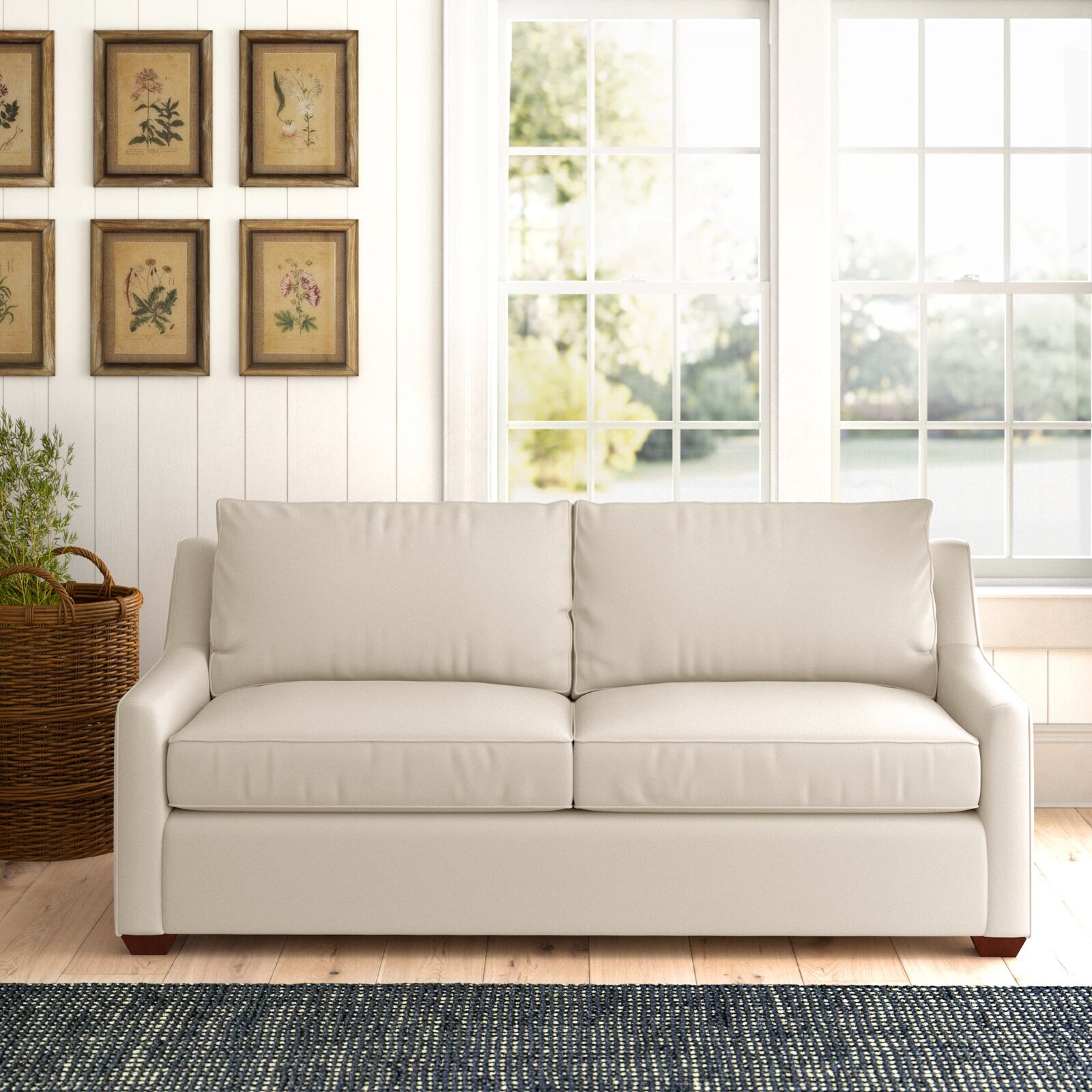 Swifton 72” Recessed Arm Sofa Bed